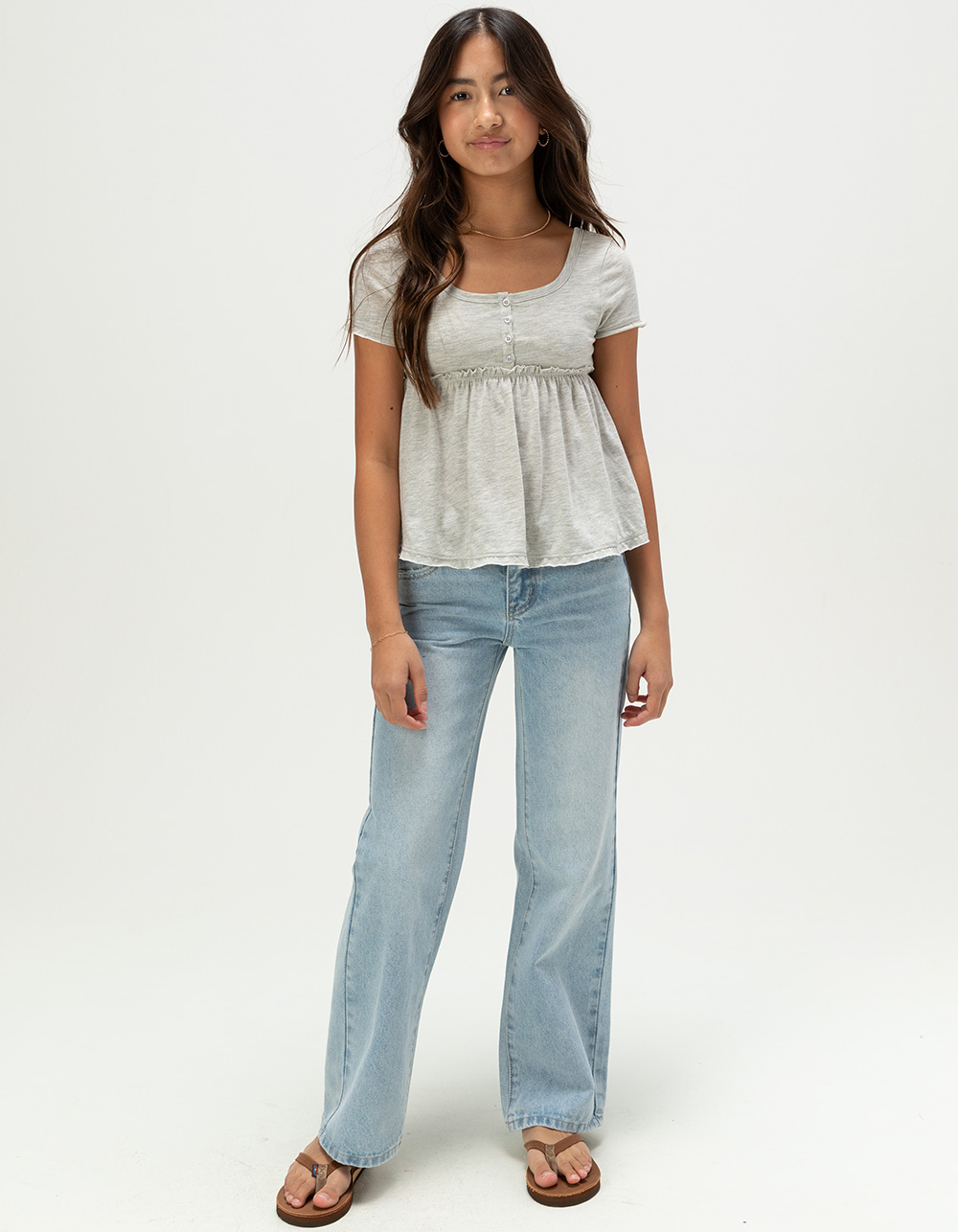 RSQ Girls Babydoll Top