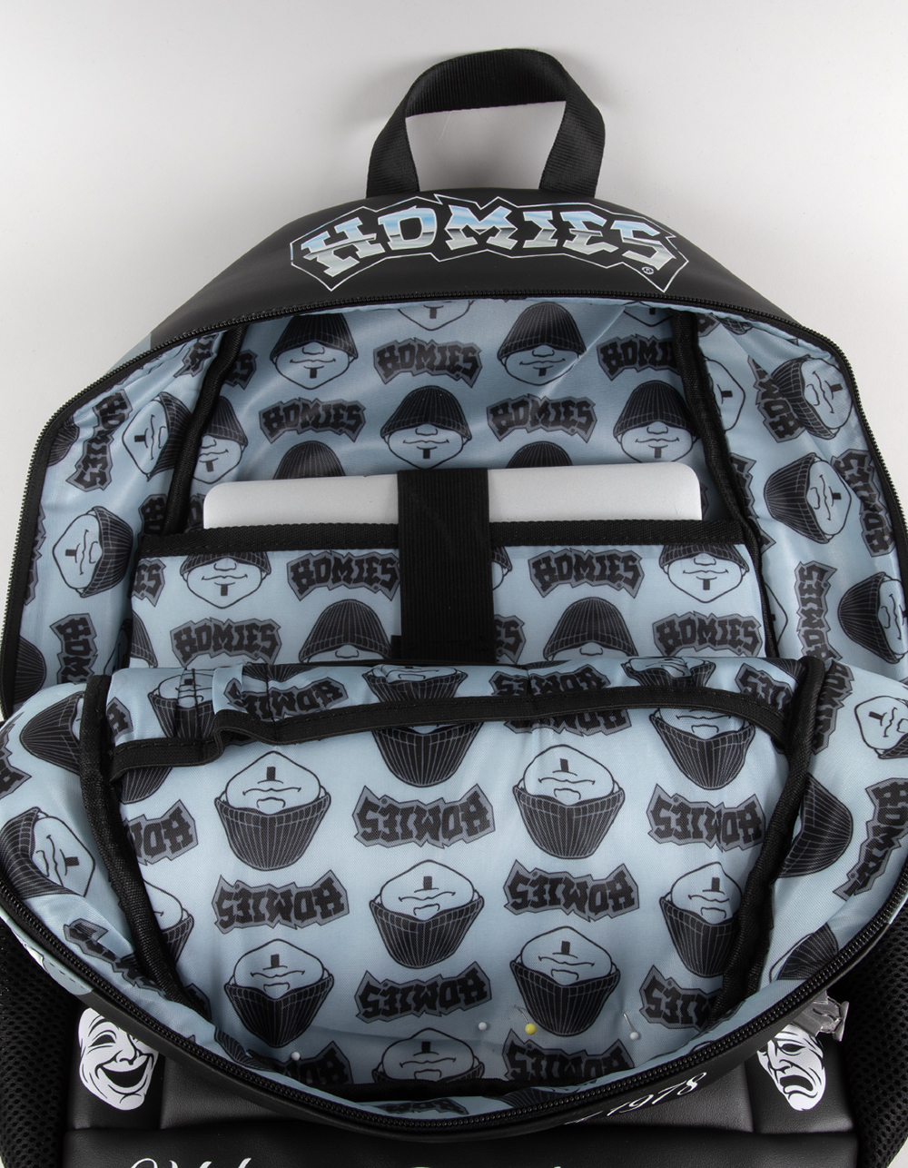 DGA Homies Smile Now Backpack - BLACK COMBO