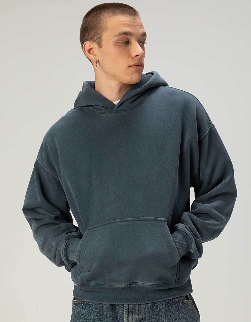 RSQ Mens Oversized Hoodie - NAVY
