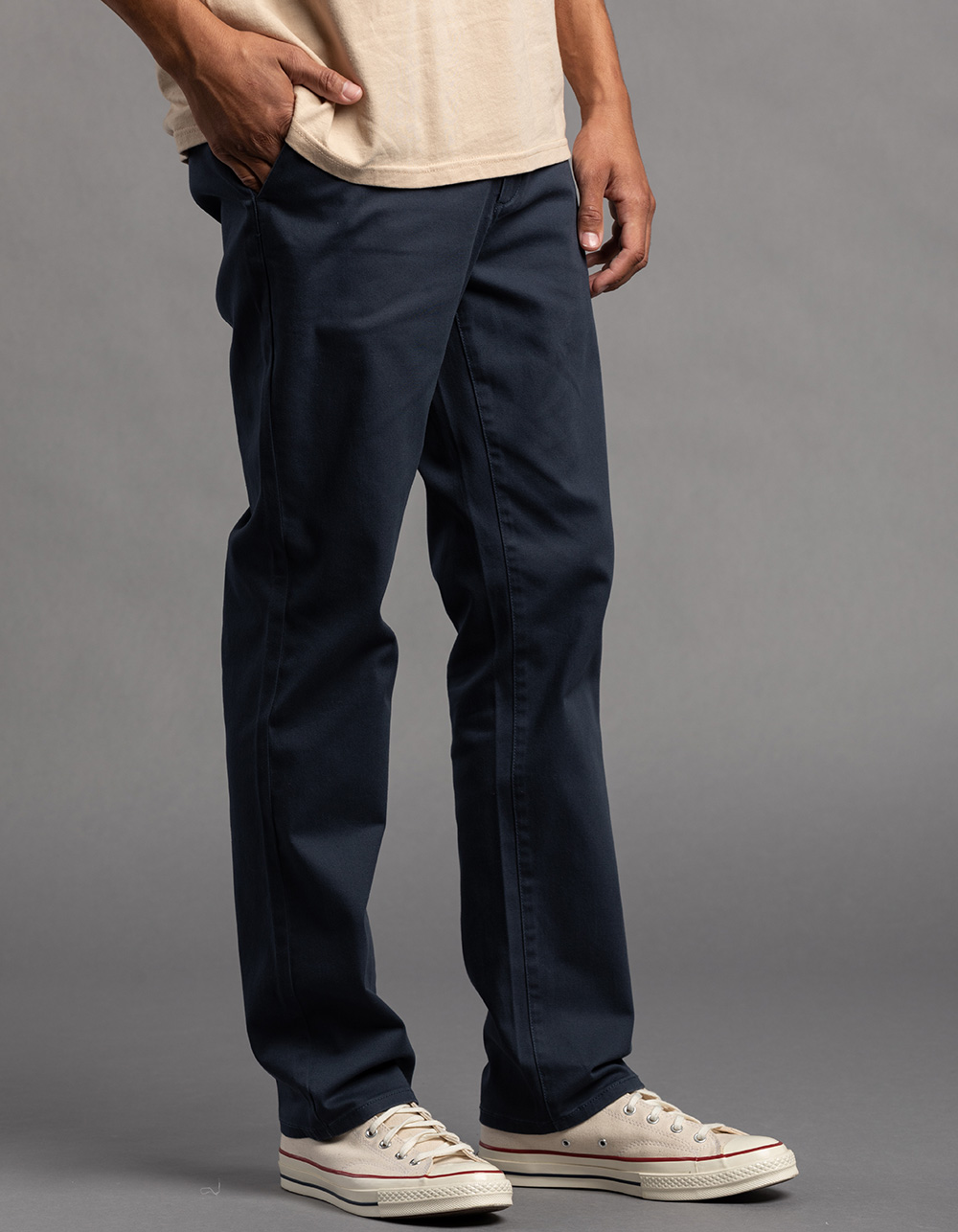 RSQ Mens Slim Straight Chino Pants WASHED NAVY Tillys