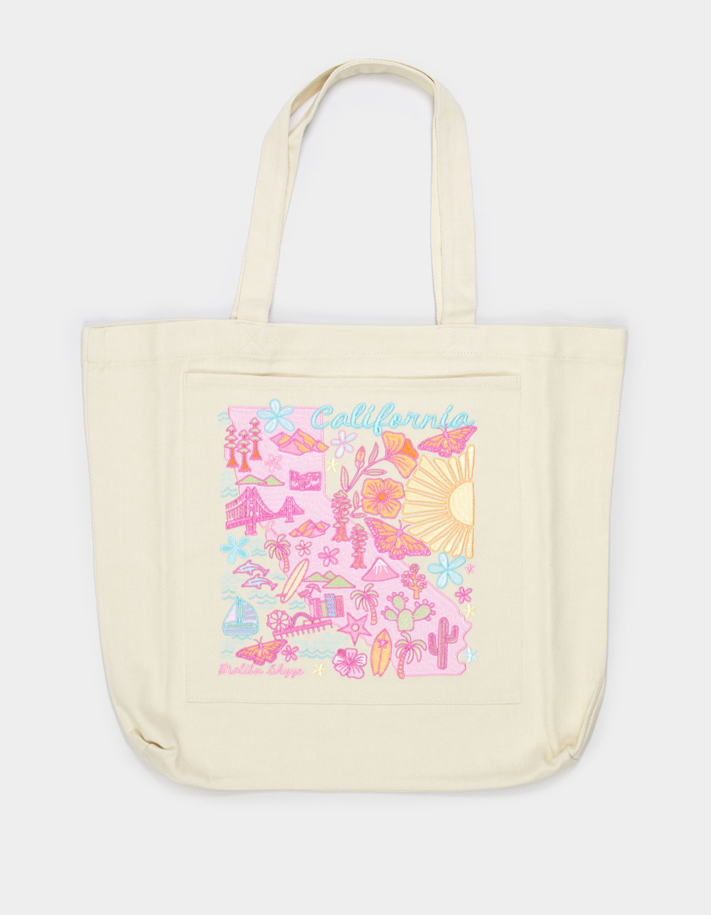 MALIBU SKYYE California Tote Bag - NATURAL