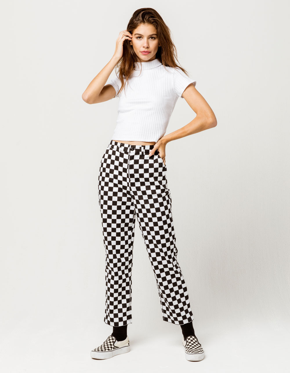 Vans Authentic Chino Print Pants Wmn (checkerboard)
