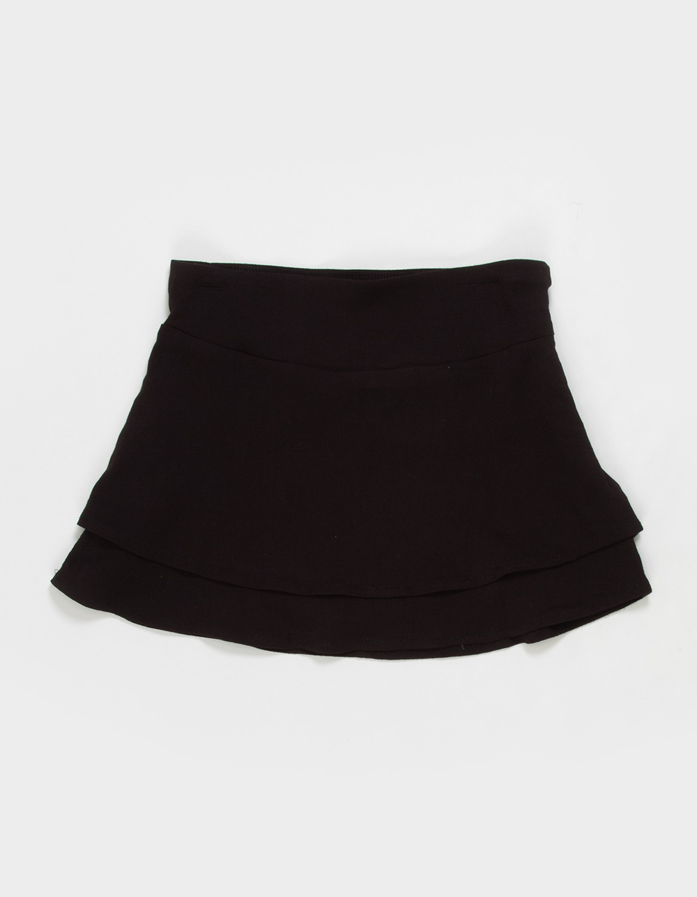 NECTAR CLOTHING Girls Layer Skort - BLACK