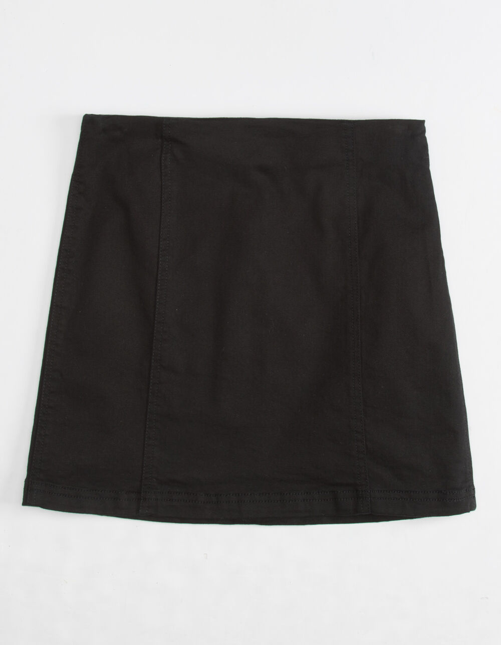 WHITE FAWN Black Stretch Girls Twill Skirt - BLACK | Tillys