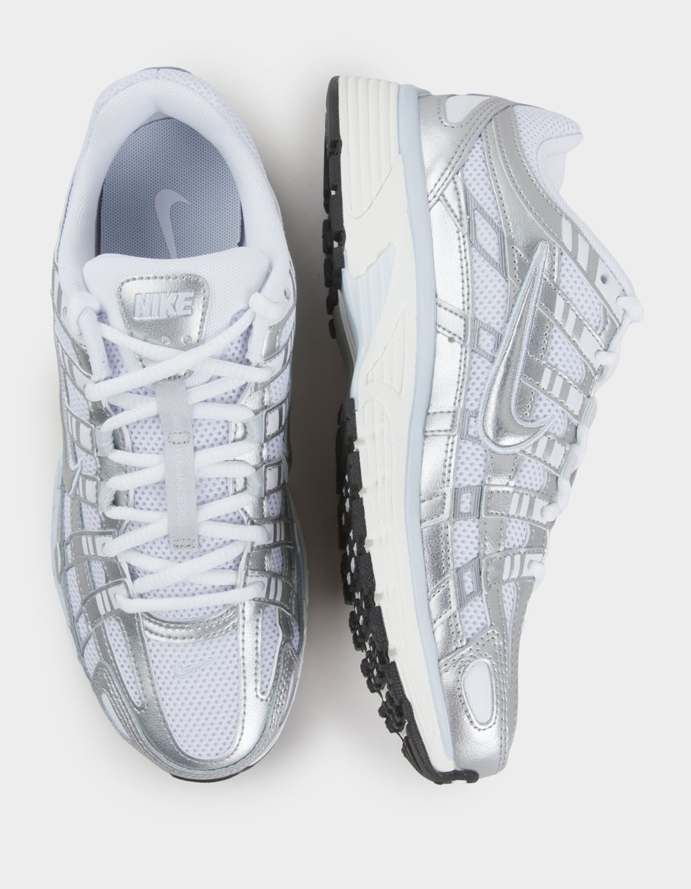 NIKE P-6000 Womens Shoes - WHT/SILVER