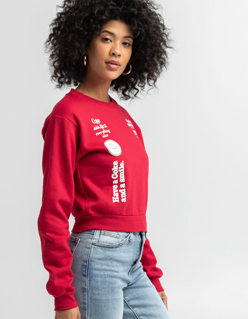 Womens coca cola sweatshirt Clearance