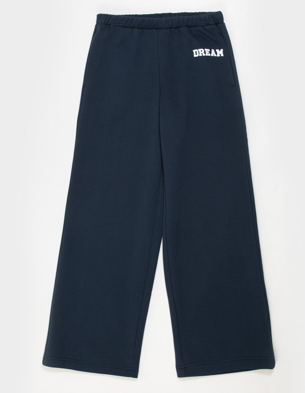 FULL TILT Dream Girls Wide Leg Sweatpants - NAVY