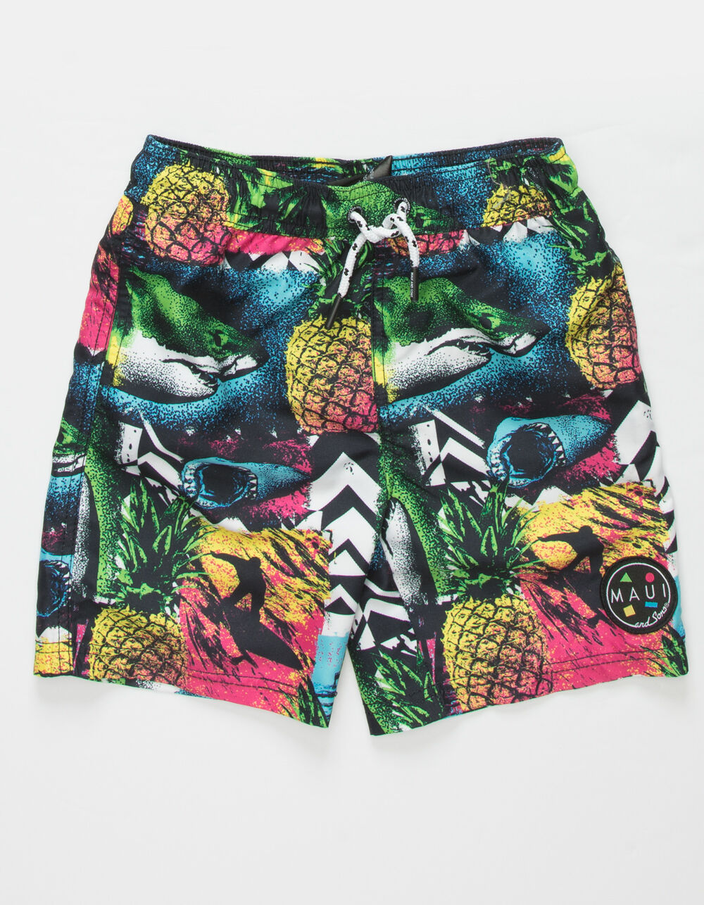 MAUI AND SONS Wild Shark Little Boys Tank & Boardshorts Set (47