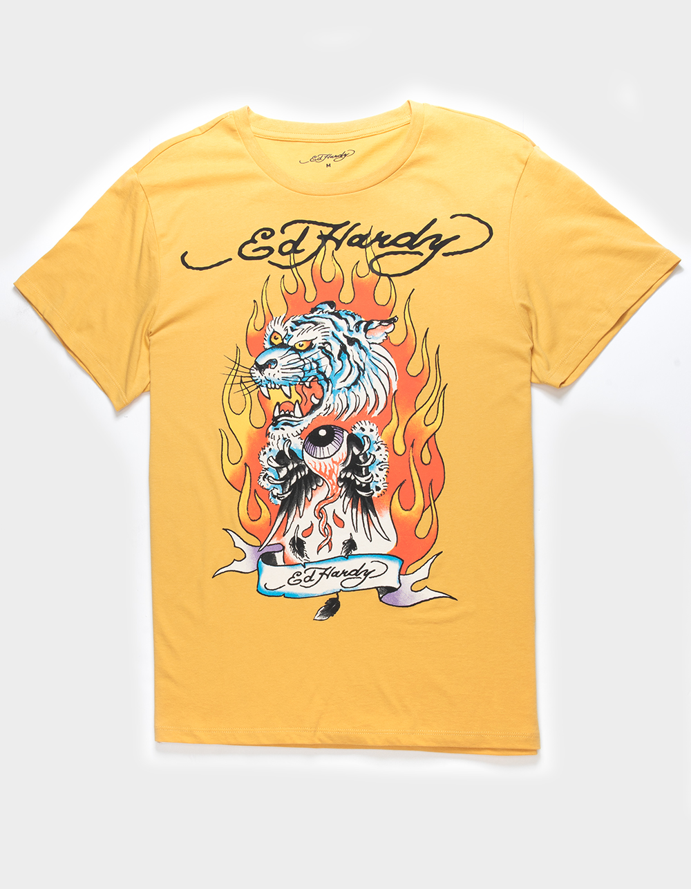 ED HARDY Fire Tiger Mens Tee - GOLD | Tillys