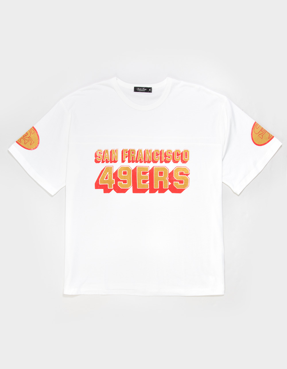 JUNK FOOD San Francisco 49ers Mens Jersey Tee - WHITE