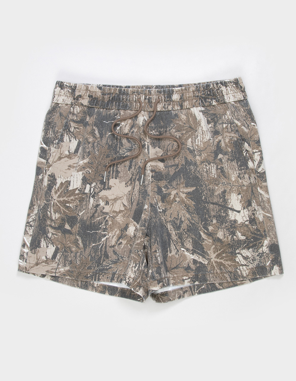 RSQ Mens Pull On Baggy Twill Shorts - CAMO
