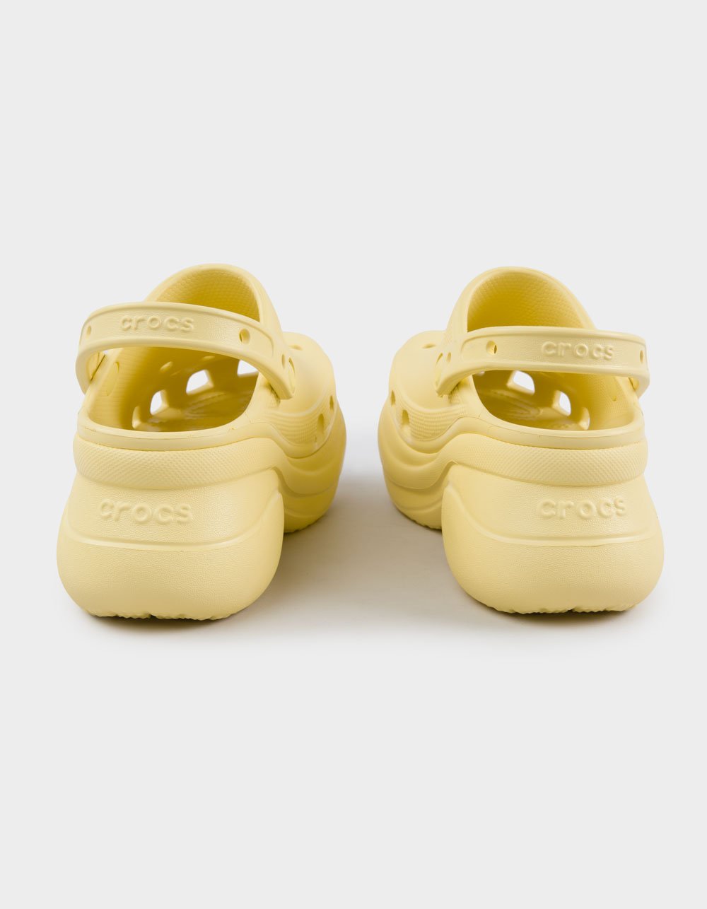 CROCS Bae Womens Platform Clogs - YELLOW