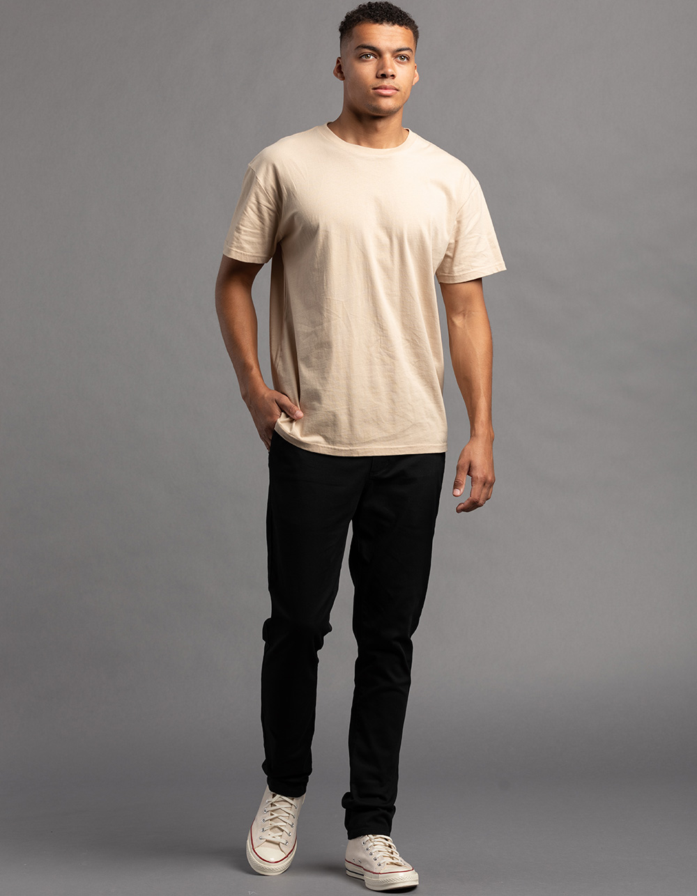 RSQ Mens Slim Taper Chino Pants BLACK Tillys