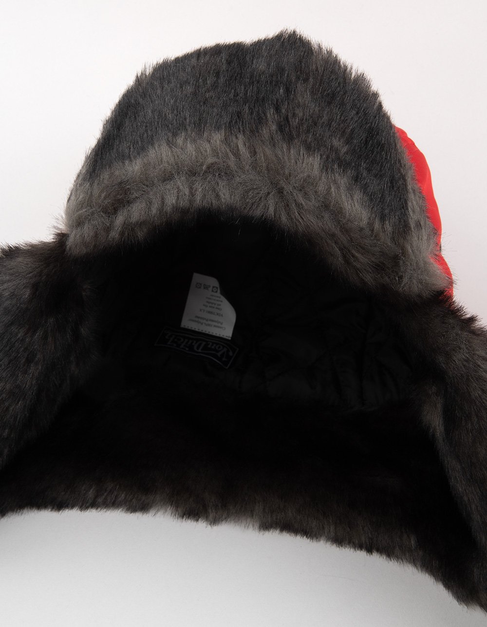 Von DUTCH Trapper Hat - RED/BLK
