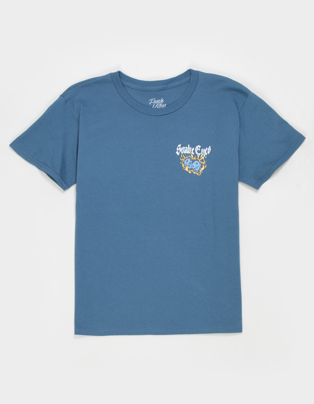 FRESH VIBES Snake Eyes Boys Tee - BLUE