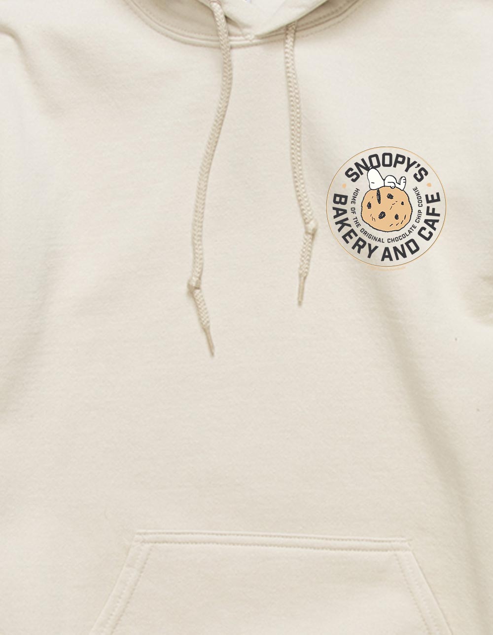 PEANUTS Snoopy's Bakery Unisex Hoodie - SAND