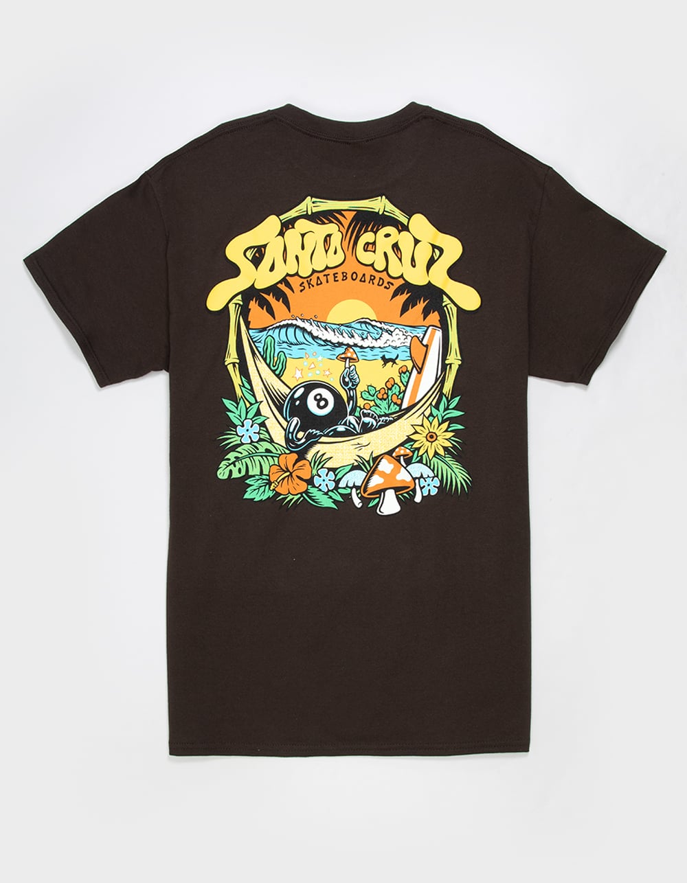 SANTA CRUZ Winkowski 8 Ball Mens Tee - BROWN