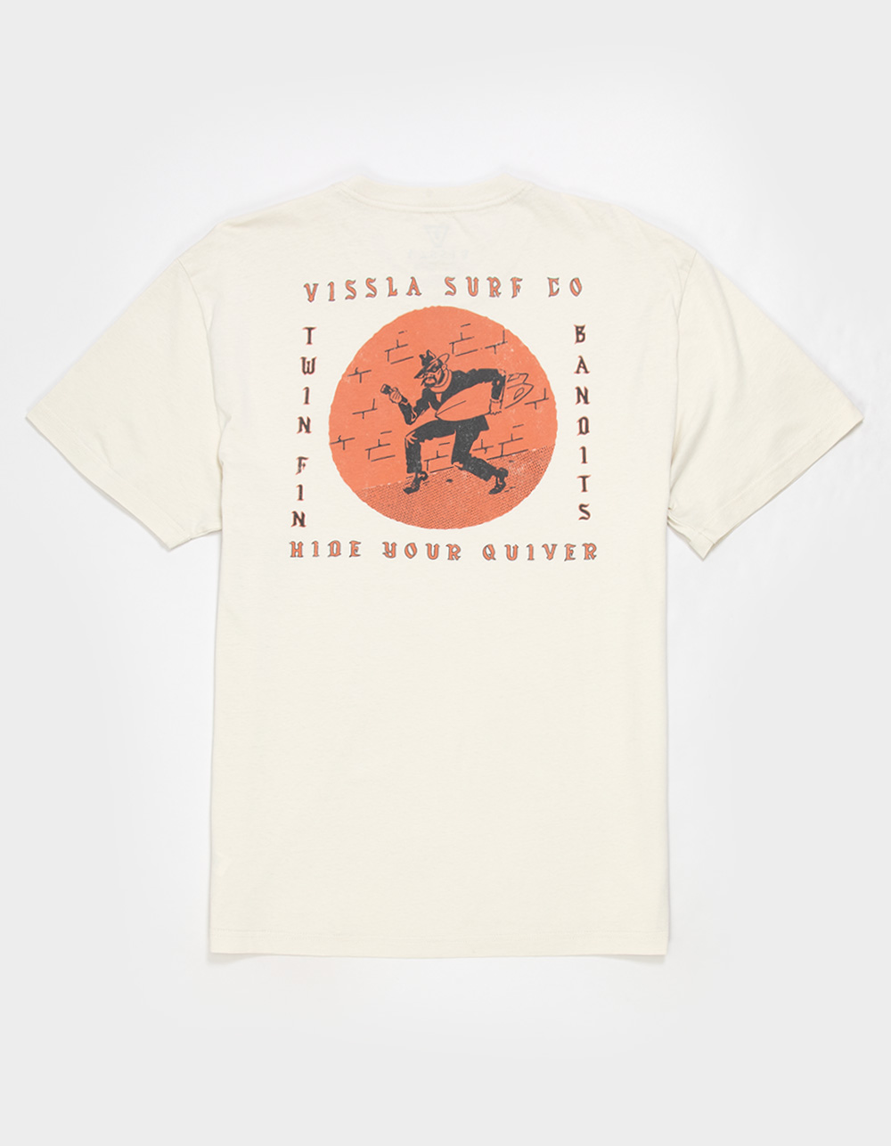 VISSLA Bandit Mens Tee - BONE