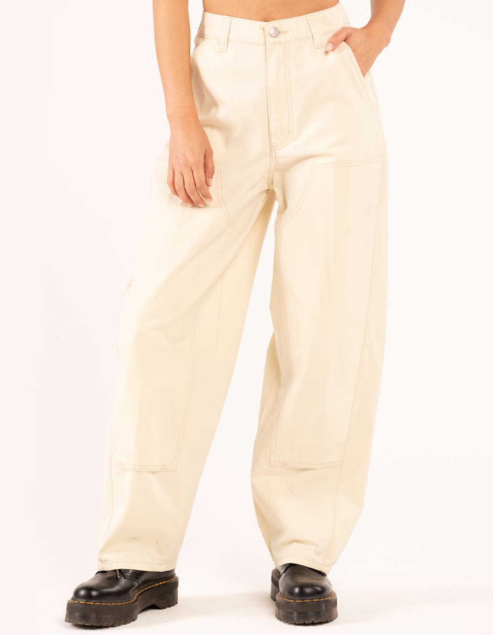 OBEY Tami Womens Baggy Pants CREAM Tillys