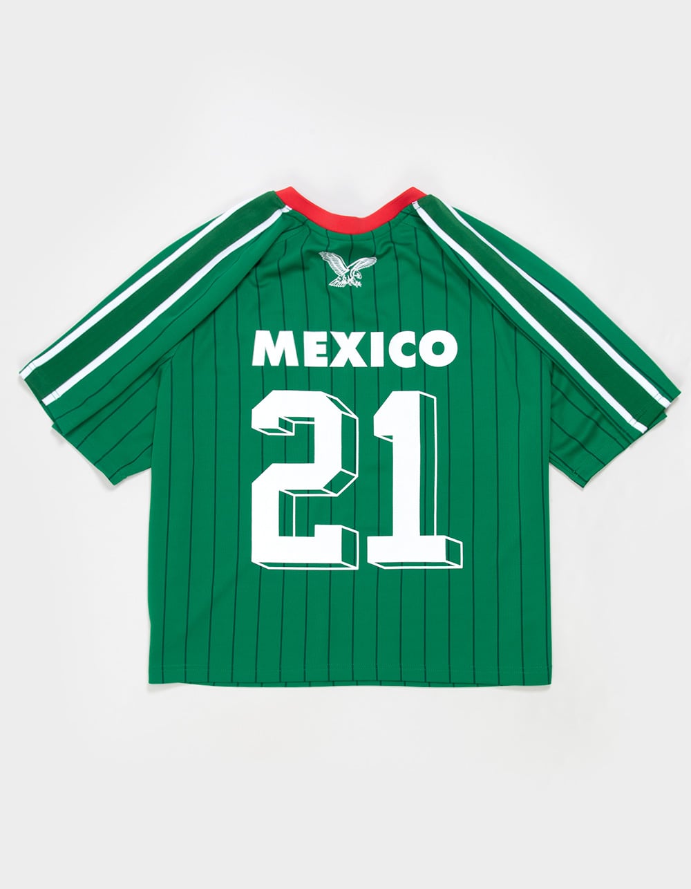 RSQ Mens Mexico Baggy Crop Soccer Jersey - GREEN