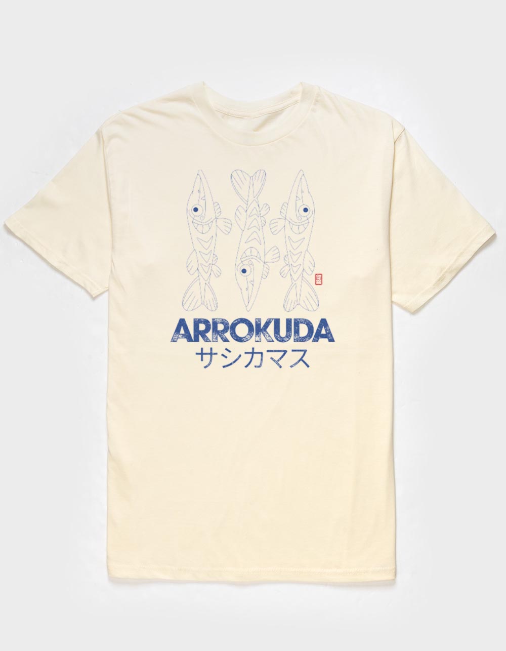 POKEMON Arrokuda Unisex Tee - NATURAL