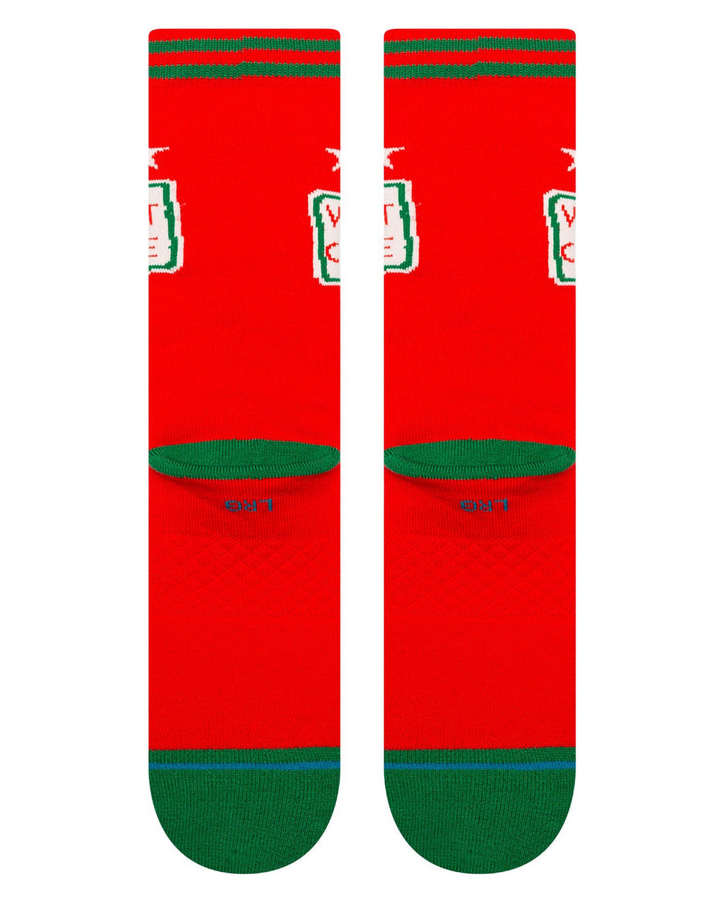 STANCE x Elf World's Best Mens Crew Socks - RED COMBO