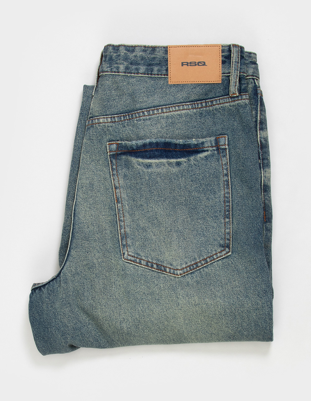 RSQ Mens Baggy Jeans - MEDIUM STONE