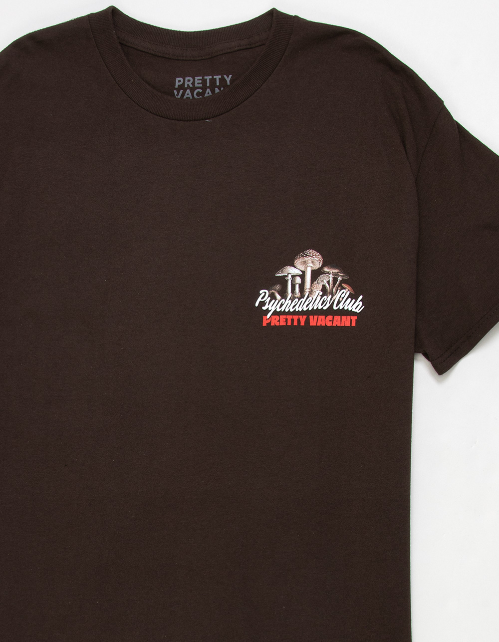 PRETTY VACANT Psych Club Mens Tee - BROWN
