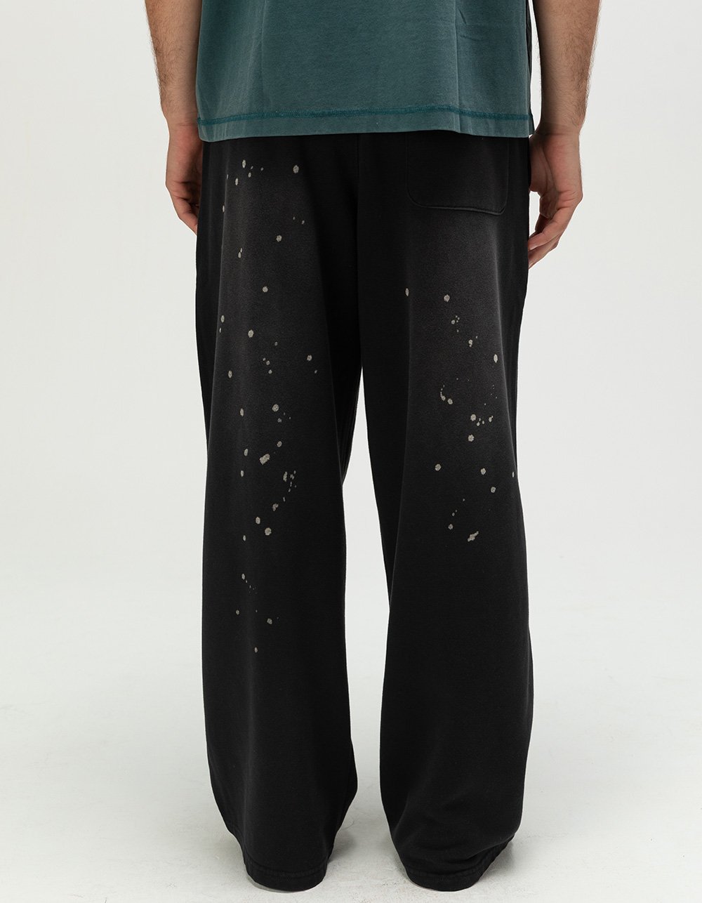 RSQ Mens Ultra Baggy Sweatpants - WASHED BLACK