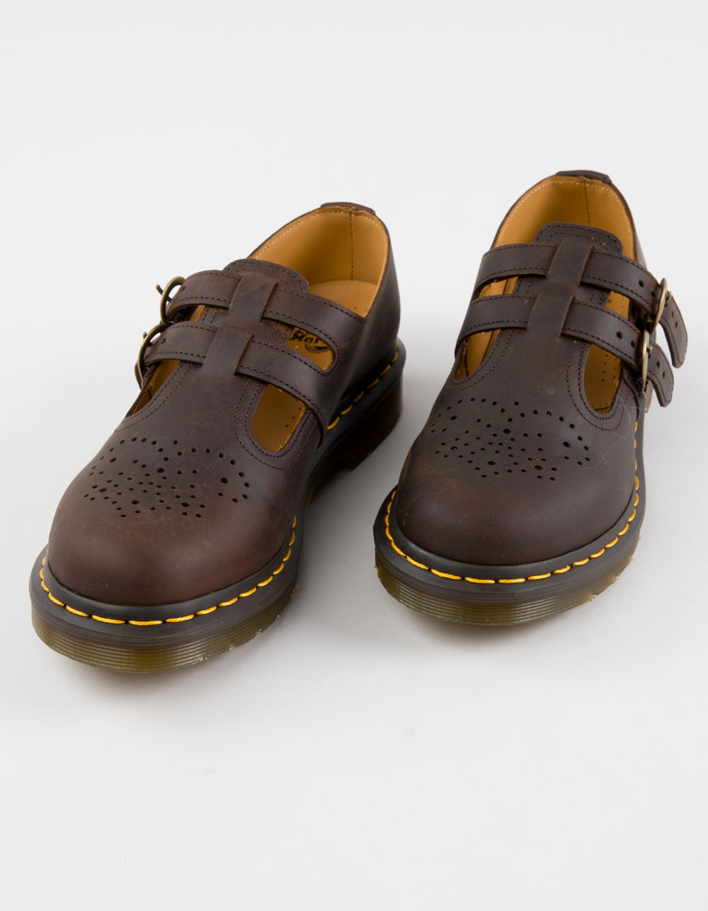 DR. MARTENS 8065 Mary Jane Womens Shoes - BROWN COMBO