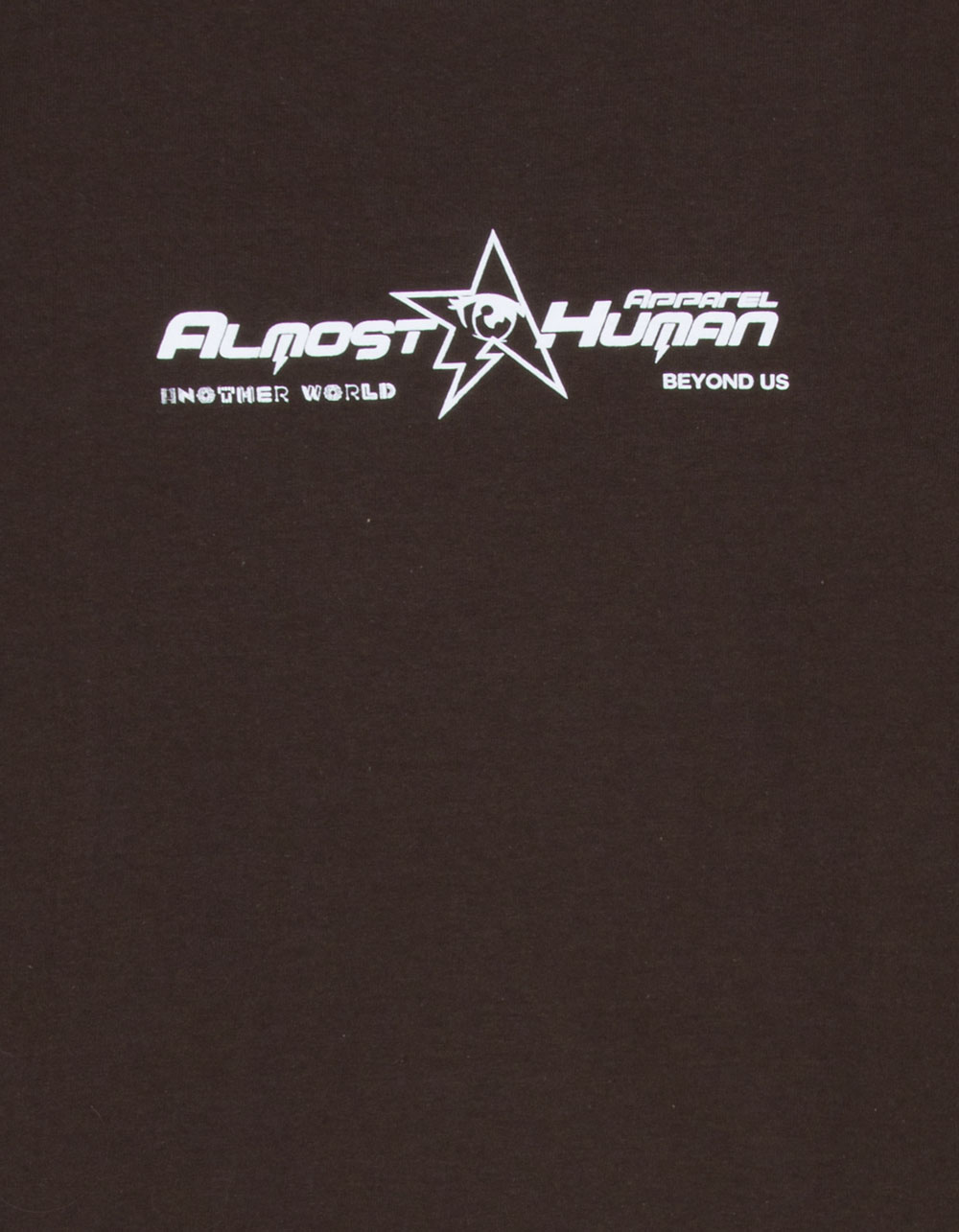 ALMOST HUMAN Pink World Boys Tee - BROWN