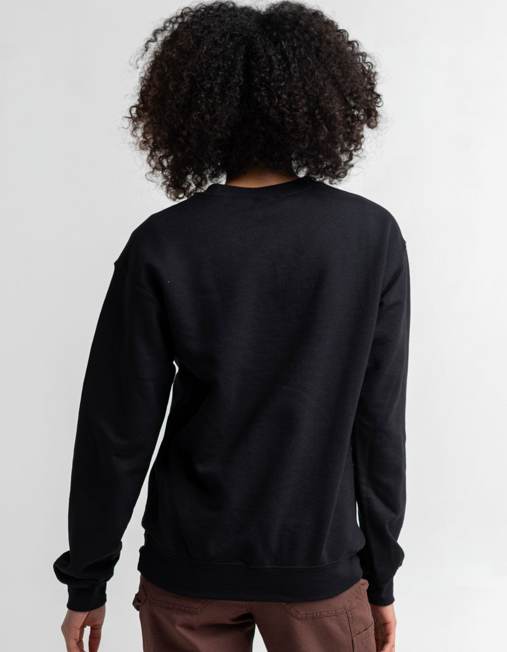 OBEY Sketched Butterfly Womens Crew Sweatshirt - BLACK | Tillys