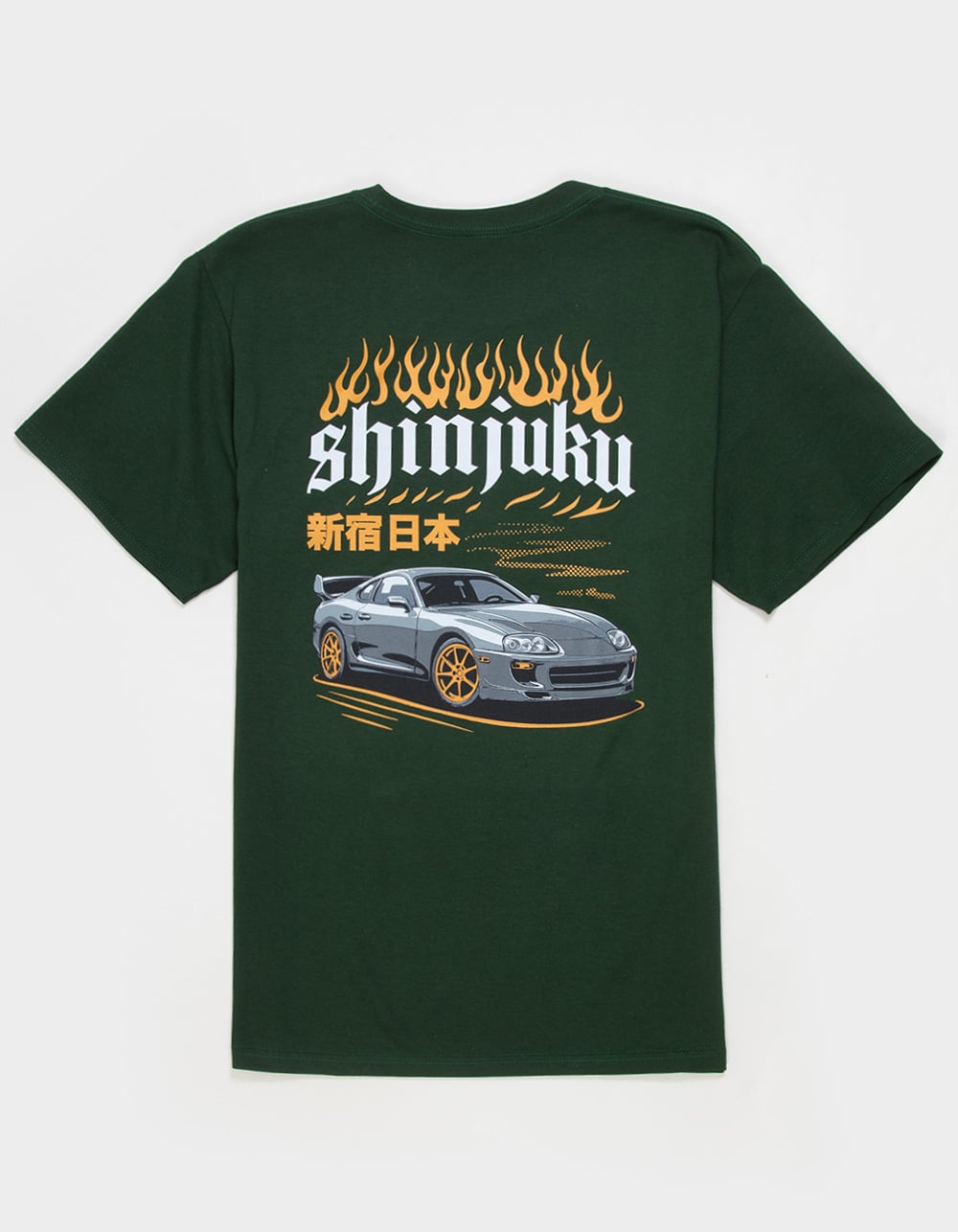PLEASANT GETAWAY Shinjuku Speed Mens Tee - GREEN