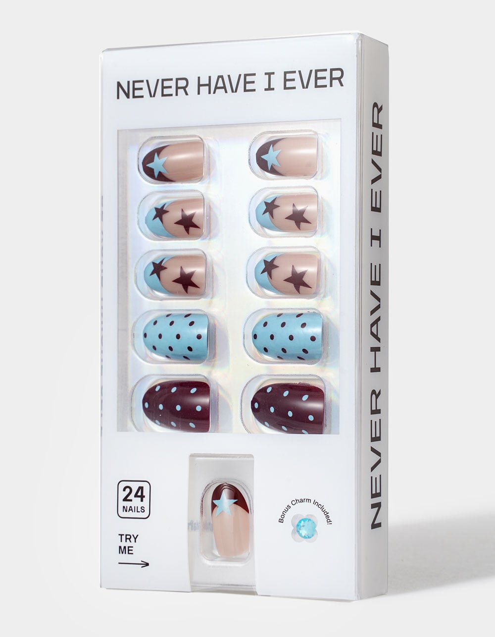 NEVER HAVE I EVER Vintage Press-On Nails - MULTI