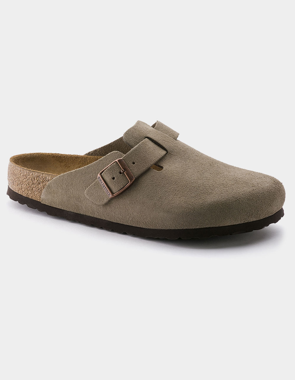 BIRKENSTOCK Boston Soft Footbed Womens Clogs - TAUPE