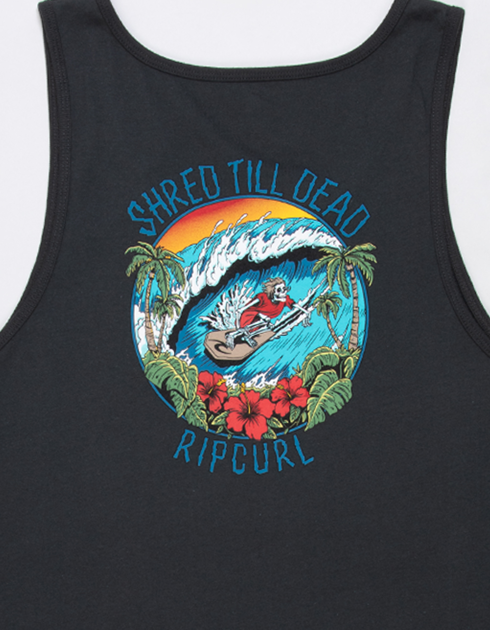 RIP CURL Shed Mens Tank Top - BLACK