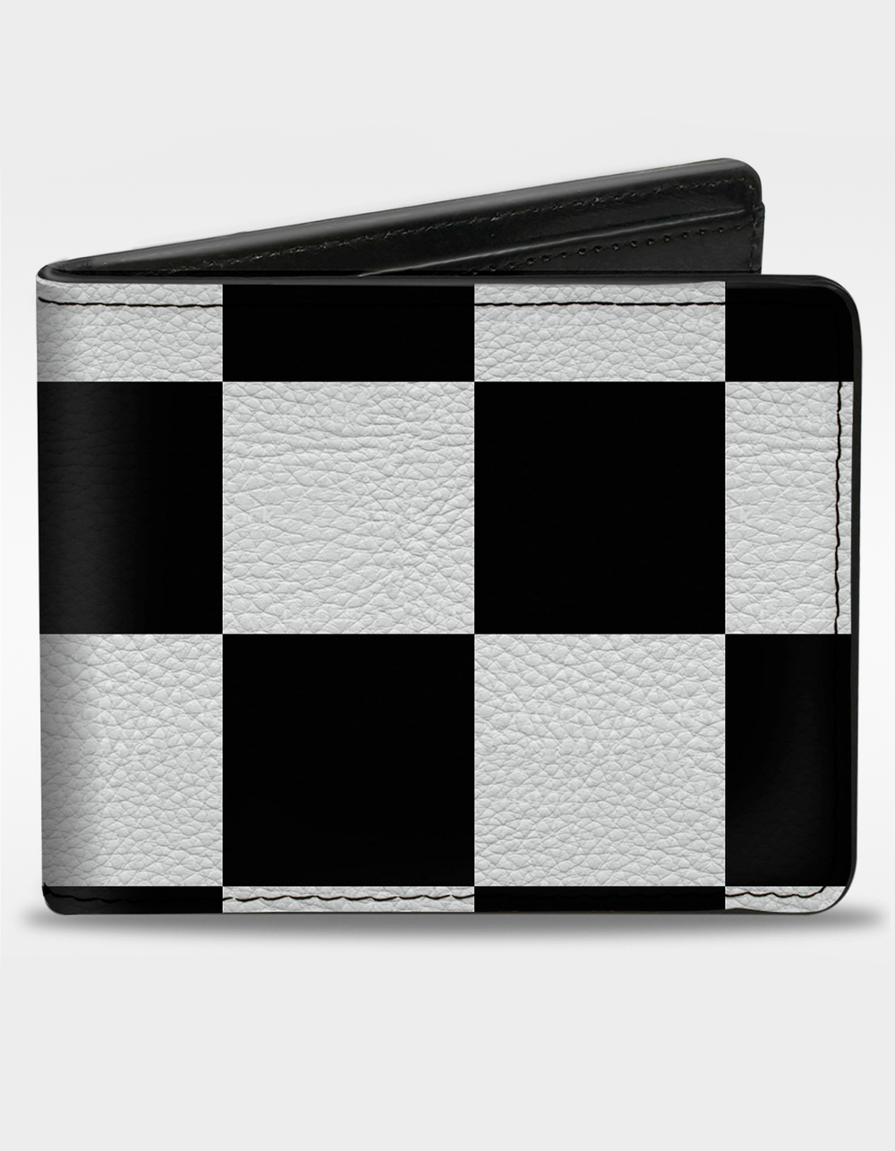 BUCKLE-DOWN Checker CLOSE-UP Bifold Wallet - MULTI