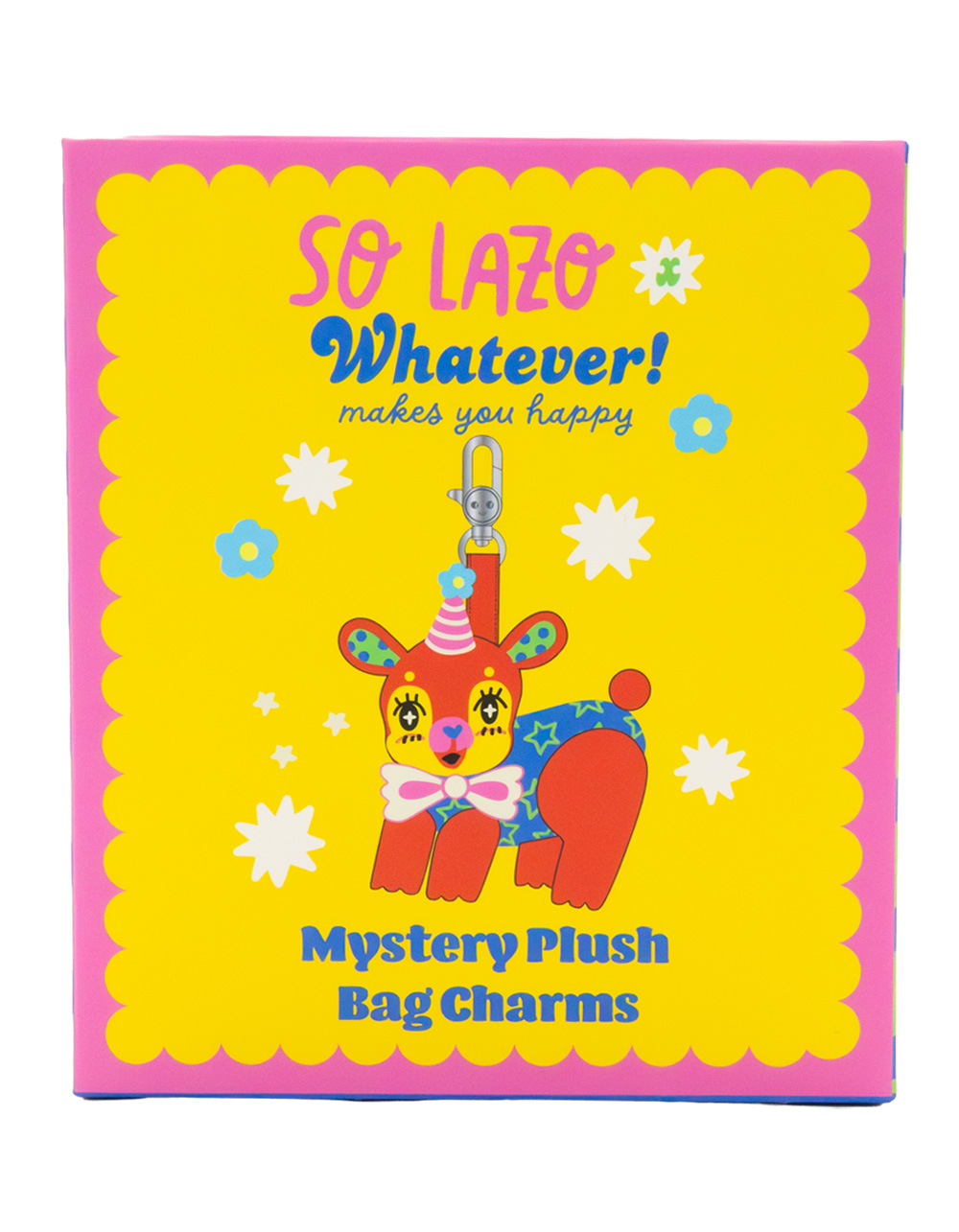 SO LAZO Party Animals Plush Bag Charm Blind Box - ASST