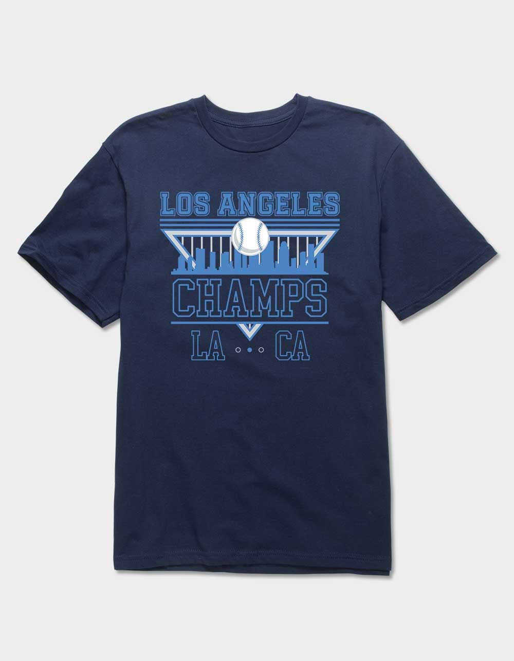 LOS ANGELES Baseball Champs Unisex Tee - NAVY