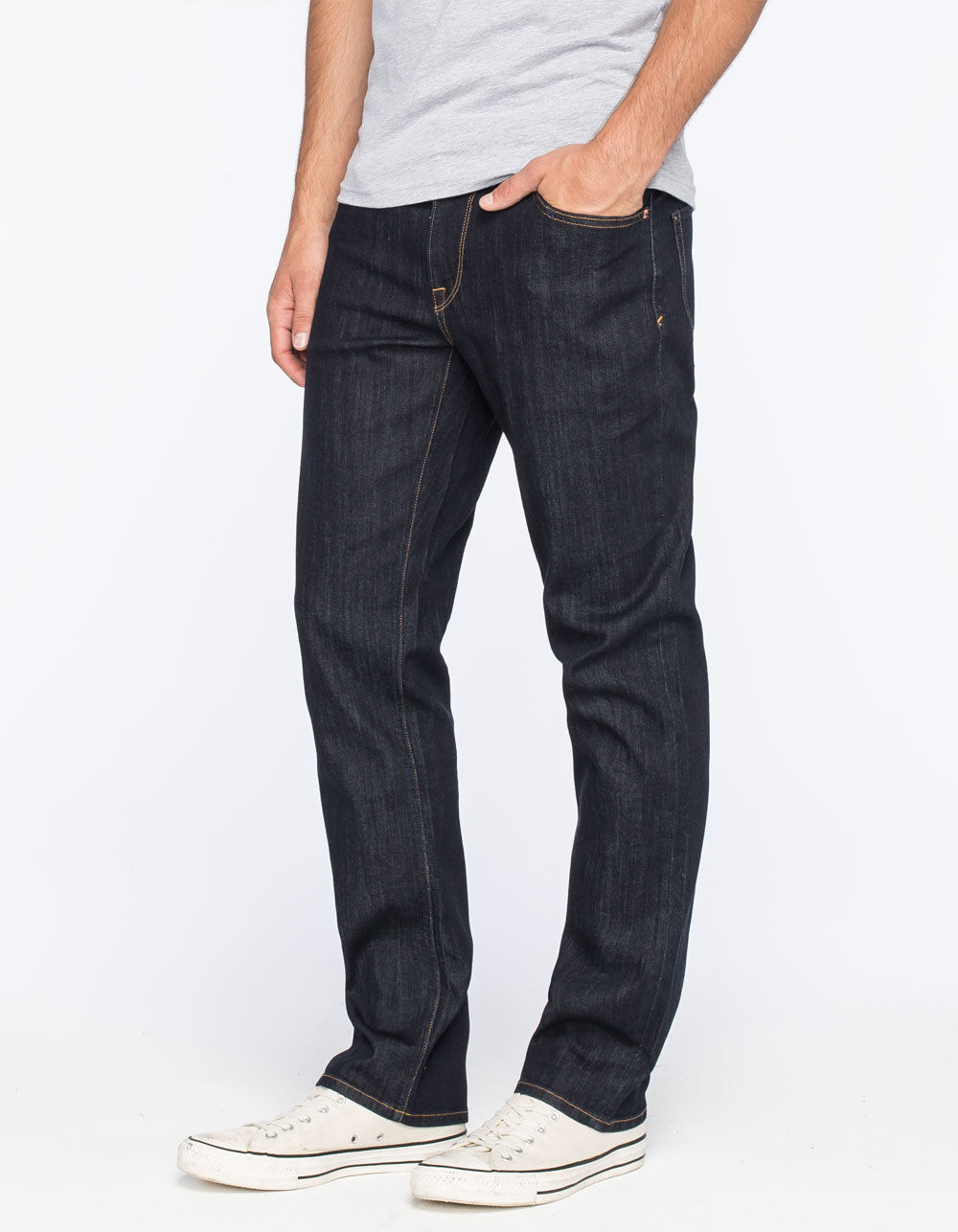 VOLCOM Solver Mens Modern Straight Jeans image number 1