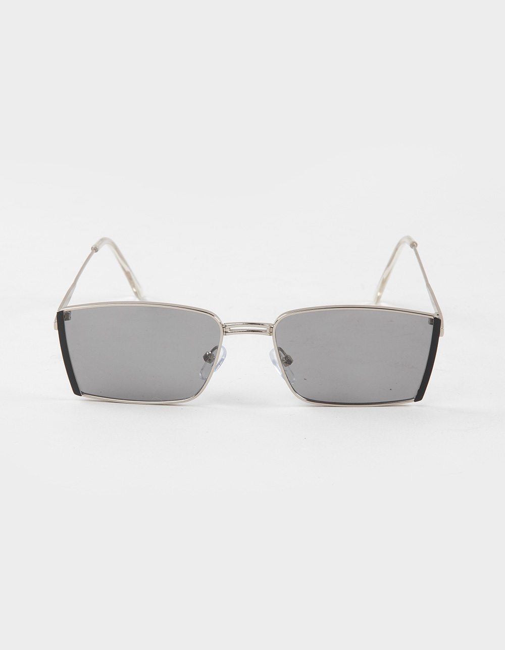 RSQ Metal Rectangle Sunglasses - SILVER