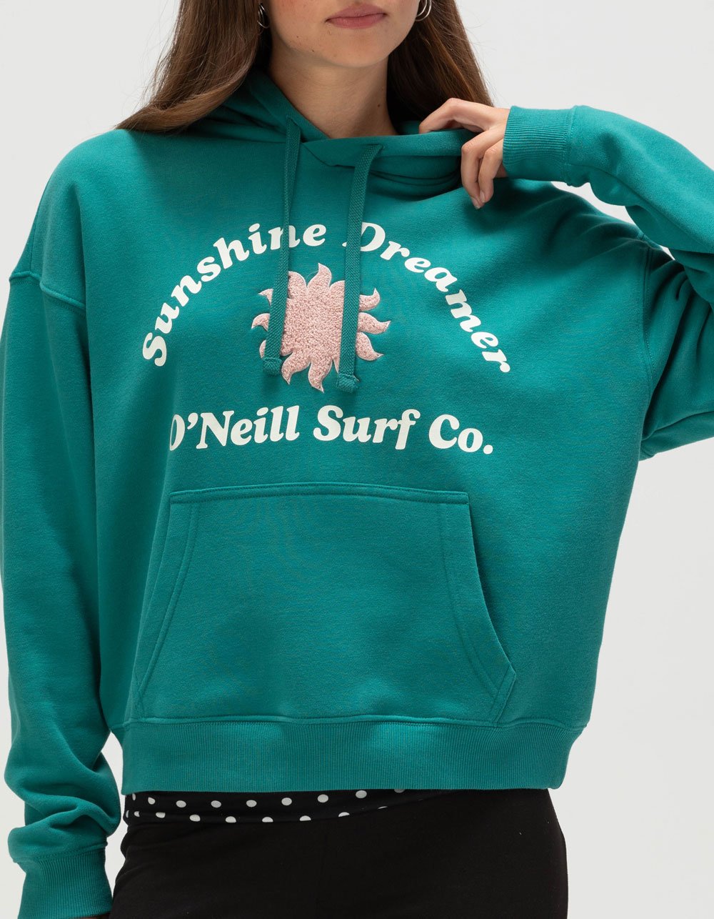 O'NEILL Drift Womens Hoodie - TEAL GREEN