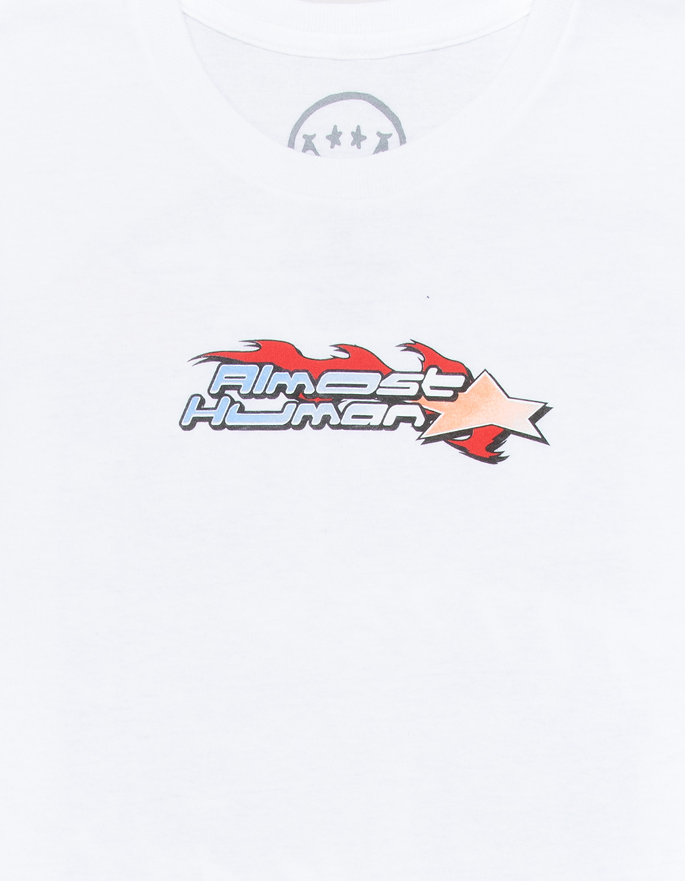 ALMOST HUMAN Wangan Red Boys Tee - WHITE