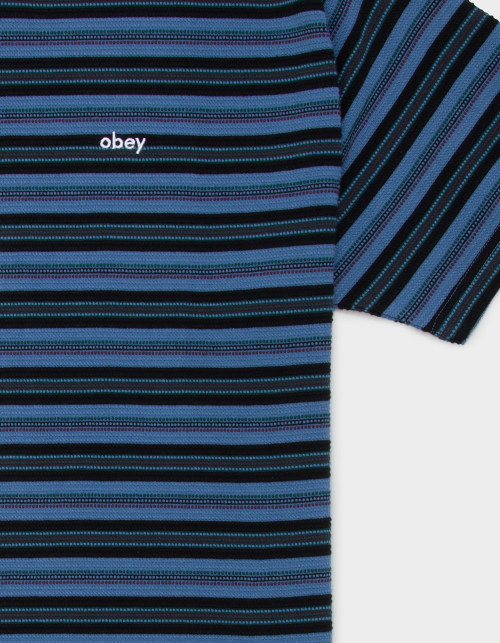 OBEY Kenny Mens Stripe Tee - BLUE
