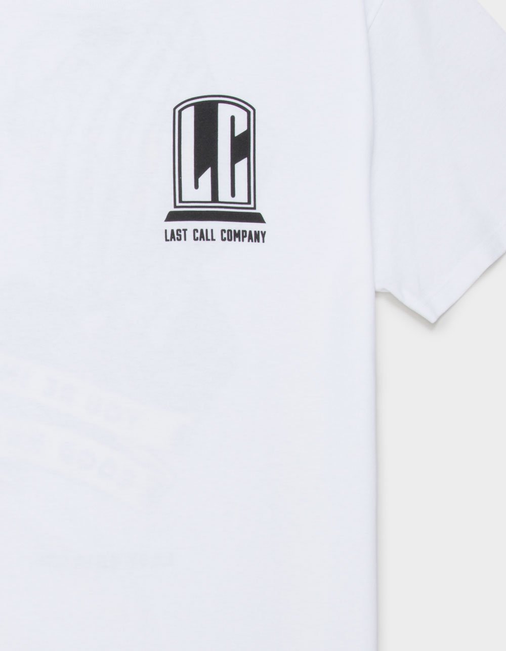 LAST CALL CO. Good Hands Mens Tee - WHITE