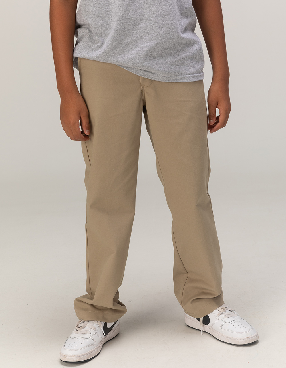 DICKIES Slim Straight Boys Pants - KHAKI