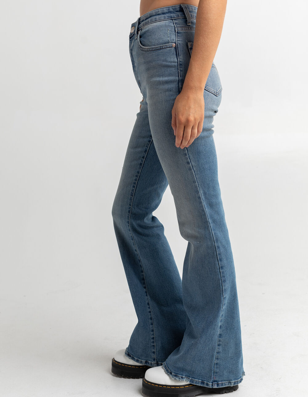 LEE Heritage Womens Flare Jeans - MEDIUM BLAST | Tillys