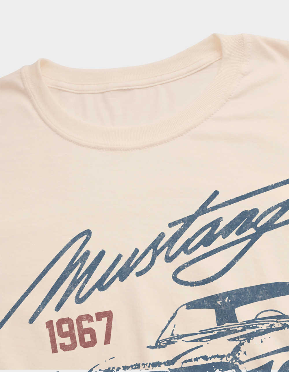 FORD American Muscle Mens Tee - CREAM