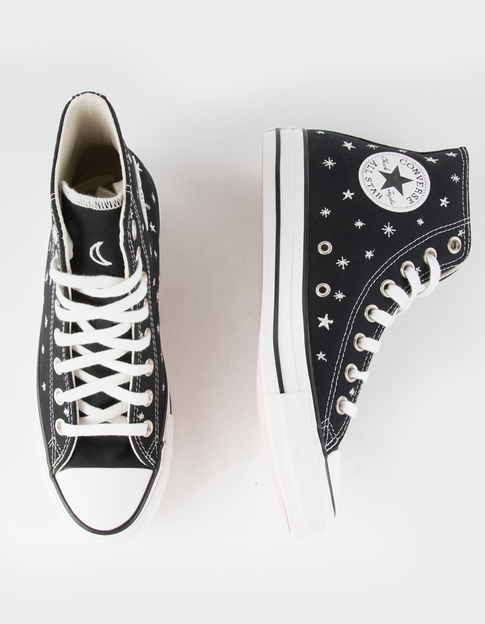 CONVERSE Chuck Taylor All Star Womens Hi Top Shoes BLK/WHT Tillys