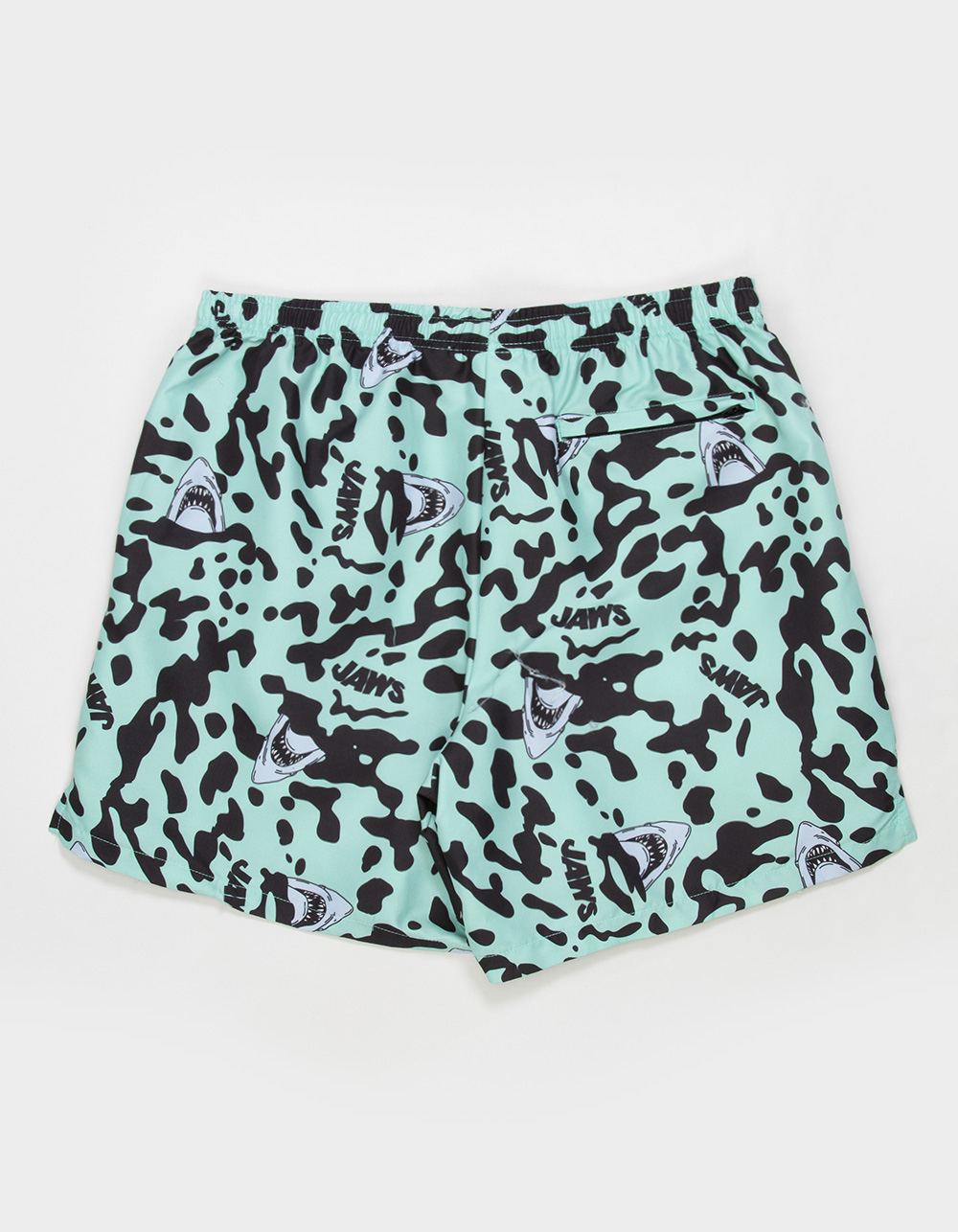 JAWS Shark Water Mens Swim Trunks - SAGE